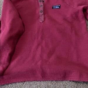 L.L.Bean Pink Pullover Sweater